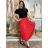Elegante Hose mit Gürtel für Damen (S/M/L ONE SIZE) ITALIAN FASHION IM425057 M/L/XL Wein