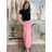 Elegante Hose mit Gürtel für Damen (S/M/L ONE SIZE) ITALIAN FASHION IM425057 M/L/XL Wein