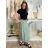 Elegante Hose mit Gürtel für Damen (S/M/L ONE SIZE) ITALIAN FASHION IM425057 M/L/XL Wein