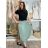Elegante Hose mit Gürtel für Damen (S/M/L ONE SIZE) ITALIAN FASHION IM425057 M/L/XL Wein