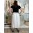 Elegante Hose mit Gürtel für Damen (S/M/L ONE SIZE) ITALIAN FASHION IM425057 M/L/XL Wein