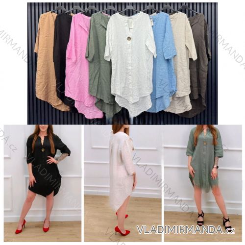 Women's long sleeve furry sweater (S/M/L ONE SIZE) ITALIAN FASHION IMWCH25116