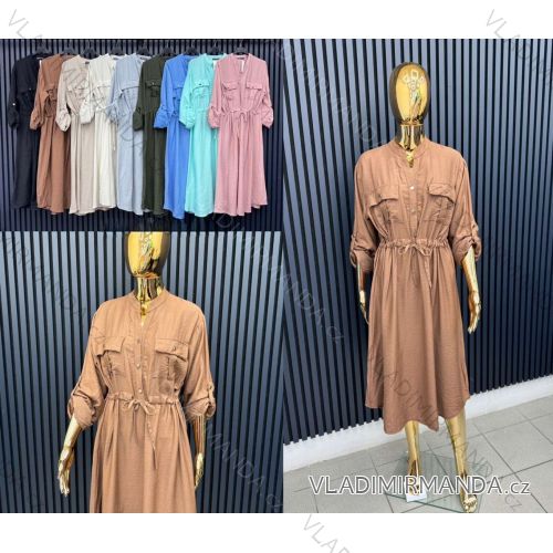 Women's long sleeve furry sweater (S/M/L ONE SIZE) ITALIAN FASHION IMWCH25116