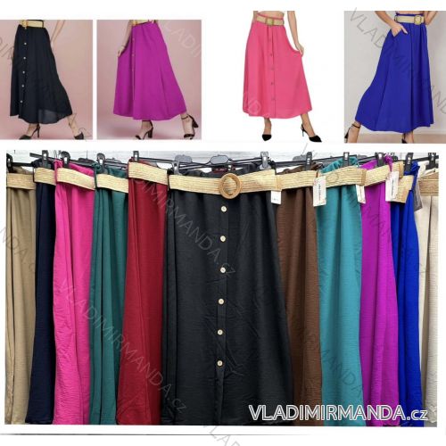 Sukně dlouhá s páskem dámská (S/M/L ONE SIZE) IMWDY252063
