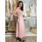 Kurzärmliges Sommer-Freizeitkleid für Damen (S/M/L EINHEITSGRÖSSE) ITALIAN FASHION IMWGB25022