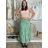 Sukně dlouhá s páskem dámská LAURA (S/M/L ONE SIZE) ITALSKÁ MÓDA IMWBL251612/DUR S/M/L zelená