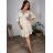 Women's short sleeve summer casual dress (S/M/L ONE SIZE) ITALIAN FASHION IMWGB25022