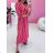 Damen Elegantes Kurzes Langarmkleid (S / M ONE SIZE) ITALIAN FASHION IMWC217235