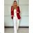 Sako dlhý rukáv dámske (S/M ONE SIZE) TALIANSKA MÓDA IMPVN2522493/DU -   hnědá světlá -   S / M