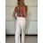 Langes Chiffon-Kurzarmkleid für Damen (S/M ONE SIZE) ITALIAN FASHION IMWGS231048