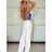 Top croptop krajkový na ramínka dámský (S/M ONE SIZE) ITALSKÁ MÓDA IMPMD233045/DU -   modrá -   S/M/L