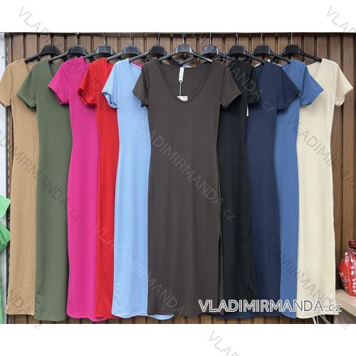 Šaty letné krátky rukáv dámske (XS/S/M ONE SIZE) TALIANSKA MÓDA IMWHD252370