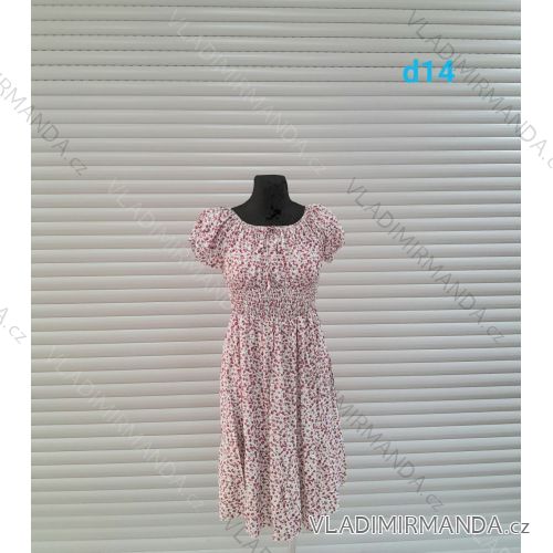 Šaty letní krátký rukáv dámské nadrozměr (M/L - XL/XXL) IMWDF252266