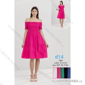 Šaty letní krátký rukáv dámské nadrozměr (M/L - XL/XXL) IMWDF257207