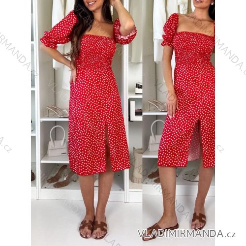 Šaty elegantní košilové dlouhý rukáv dámské (S/M ONE SIZE) ITALSKÁ MÓDA IMWY21734