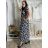 Women's Long Summer Short Sleeve Dress (S/M ONE SIZE) ITALIAN FASHION IM323101