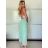 Sukně dlouhá dámská (S/M ONE SIZE) ITALSKÁ MÓDA IMPDY22ZZ2836 -   light green -   S / M / L