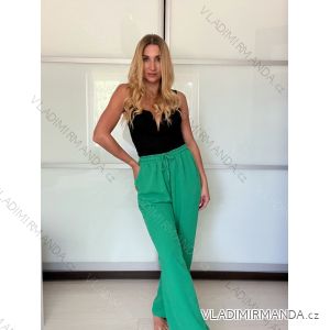 Kalhoty dlouhé letní dámské (S/M/L ONE SIZE) ITALSKá MODA IM7250004/DU