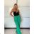 Women's long summer trousers (S/M/L ONE SIZE) ITALIAN FASHION IM725041 -   green -   S / M / L