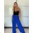 Nohavice letné dlhé dámske (S/M/L ONE SIZE) TALIANSKA MÓDA IMWCM252259