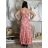 Women's long summer dress with straps (S / M ONE SIZE) ITALIAN FASHION IMWA221623