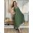 Šaty dlouhé letní na ramínka dámské ETNA (S/M/L ONE SIZE) ITALSKÁ MÓDA IM425473