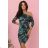 13-166 Sports dress with pockets and ties - 3D leaves