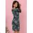 13-166 Sports dress with pockets and ties - 3D leaves