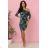 13-166 Sports dress with pockets and ties - 3D leaves