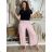 Kalhoty dlouhé aladinky letní dámské (S/M/L ONE SIZE) ITALSKÁ MÓDA IMD24029