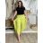 Kalhoty dlouhé aladinky letní dámské (S/M/L ONE SIZE) ITALSKÁ MÓDA IMD24029