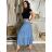 Dress ala skirt summer women (uni s / l) ITALIAN FASHION IM720102 S / M dark blue