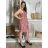 Women's icecool sleeveless summer dress (M/L, XL/2XL) AINUOSI ITALIAN FASHION IMB23XJ-1110