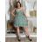Women's icecool sleeveless summer dress (M/L, XL/2XL) AINUOSI ITALIAN FASHION IMB23XJ-1110