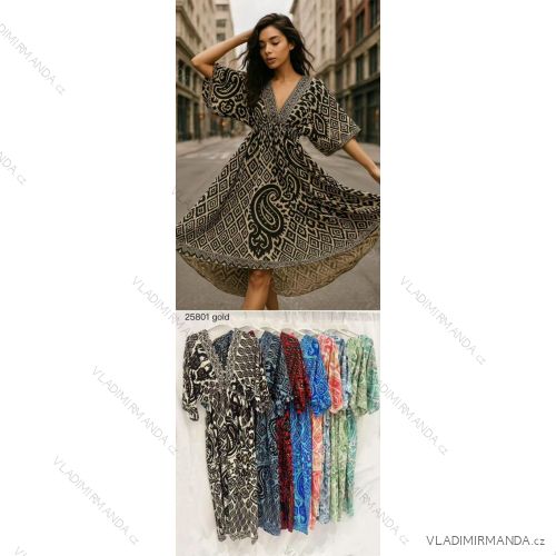 Women's stretch pants (S/M/L ONE SIZE) ITALIAN FASHION IMWKK25022