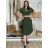 Elegant trousers with belt for women (S/M/L ONE SIZE) ITALIAN FASHION IM425057