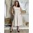 Summer dress with straps women (S / M ONE SIZE) ITALIAN FASHION IM722103
