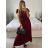 Women's Long Chiffon Short Sleeve Dress (S/M ONE SIZE) ITALIAN FASHION IMWGS231048