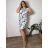 Women's Oversized Knitted Long Sleeve Sweater (S/M ONE SIZE) ITALIAN FASHION IMSN2416125 XL white