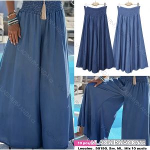 Kalhoty dlouhé letní haremky dámské (S/M - M/L) FASHION IMWLL2599190