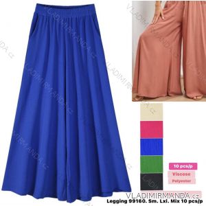 Kalhoty dlouhé letní haremky dámské (S/M - L/XL) FASHION IMWLL2599160