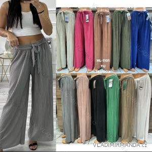 Kalhoty dlouhé letní dámské (UNI SIZE) FASHION IMWLL25HL-1101