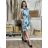 Dress dress short sleeve women's plus size (L-3XL) TOVTA TOV24001 2XL light kerosene