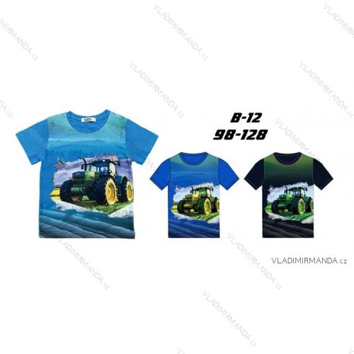 Kurzarm-T-Shirt für Kinderjungen (98-128) SEZON SEZ25JK-223