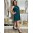 Women's short summer icecool sleeveless dress (S/M ONE SIZE) ITALIAN FASHION IMM23177 S/M black