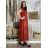 Women's Elegant Glitter Long Sleeve Dress (S/M/L/XL ONE SIZE) ITALIAN FASHION IMBM22010