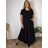 Sukně dlouhá dámské nadrozměr LUISA (46/48/50 ONE SIZE) ITALSKÁ MÓDA IM424456