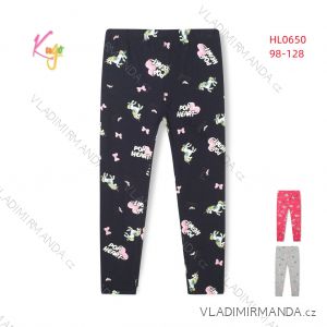 Children's long leggings (98-128 / black) KUGO HL0650