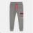 Long sweatpants for children, teenagers, girls (116-146) KUGO AM6002