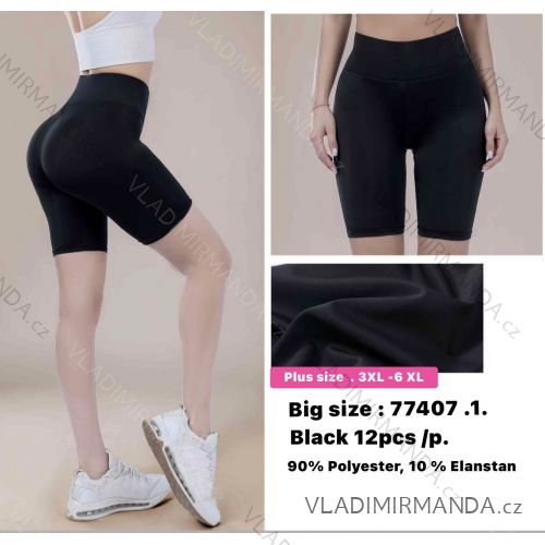 Women's short leggings, oversized (3XL - 6XL) FASHION IMWLL2577407
